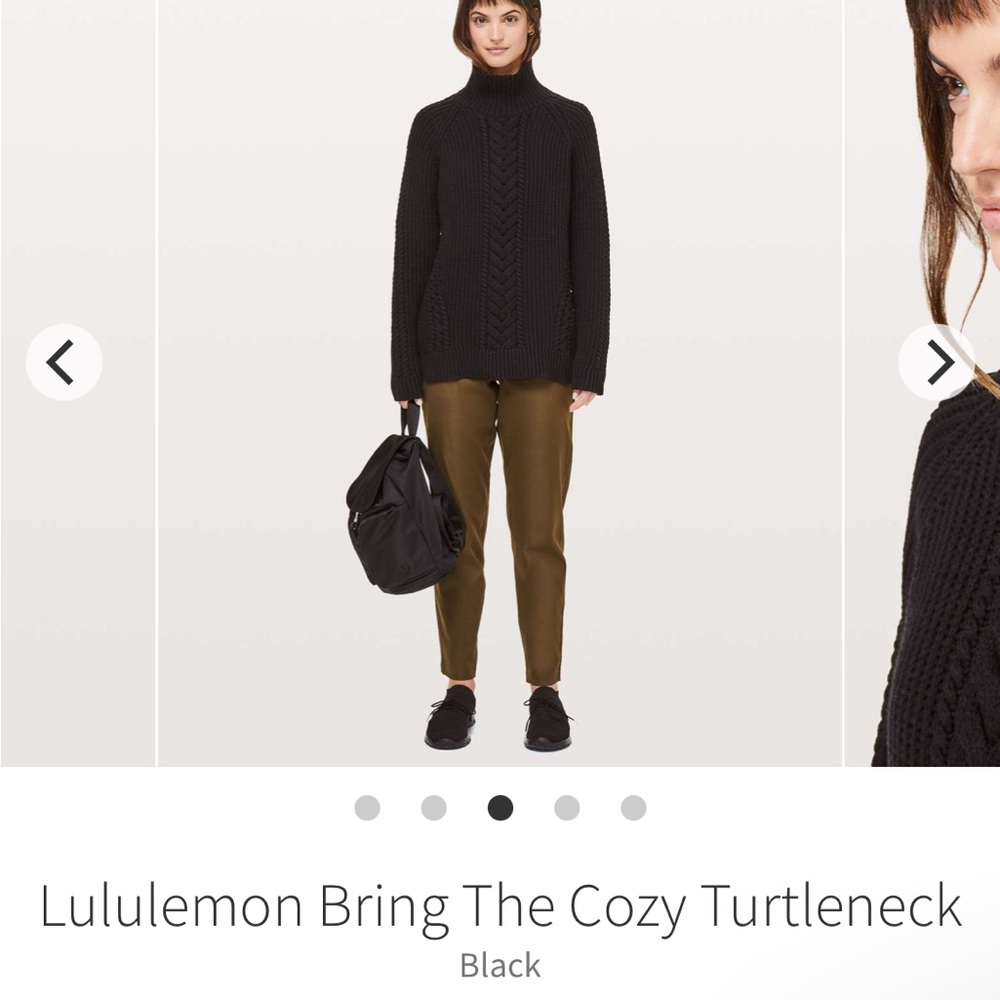 lululemon bring the cozy turtleneck
